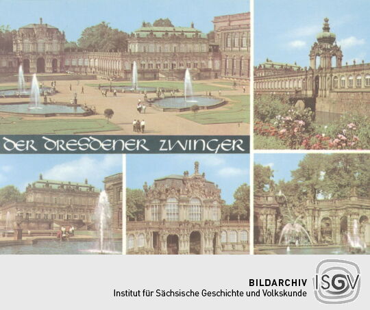 Postkarte "Der Dresdner Zwinger"