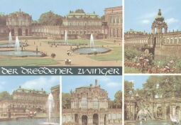 Bild: Postkarte "Der Dresdner Zwinger"