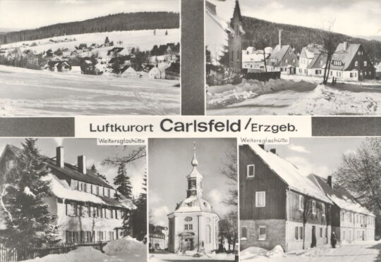 Postkarte "Luftkurort Carlsfeld/Erzgeb."