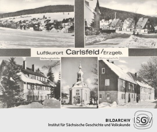 Postkarte "Luftkurort Carlsfeld/Erzgeb."