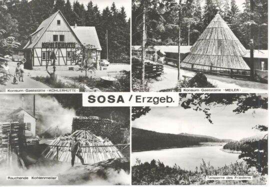 Postkarte "Sosa/Erzgeb."