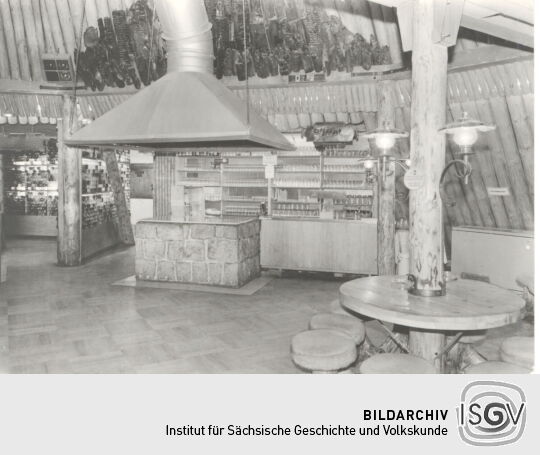 Postkarte Konsum-Gaststätte "Meiler", Sosa