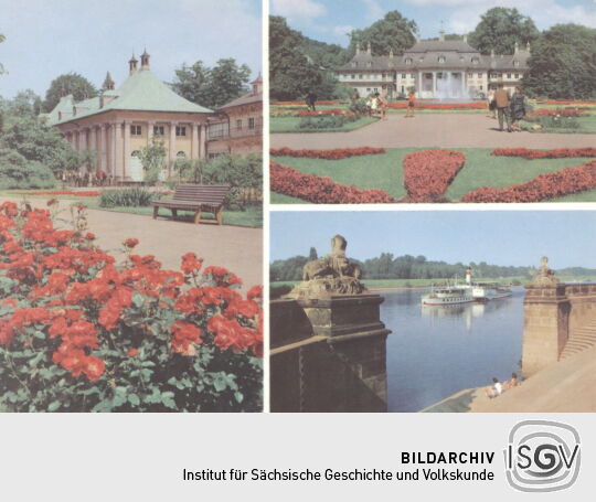 Postkarte Schloss Pillnitz
