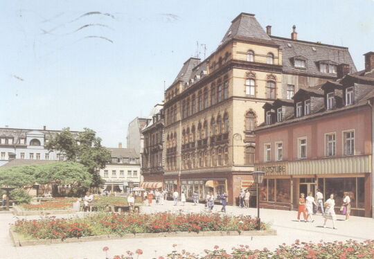 Postkarte Altmarkt Aue