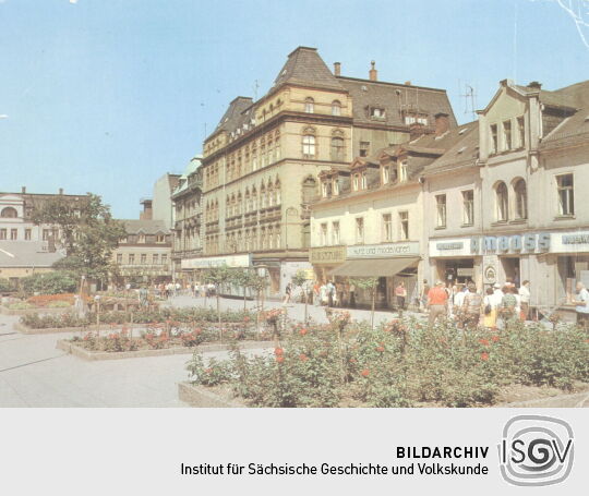 Postkarte Altmarkt Aue