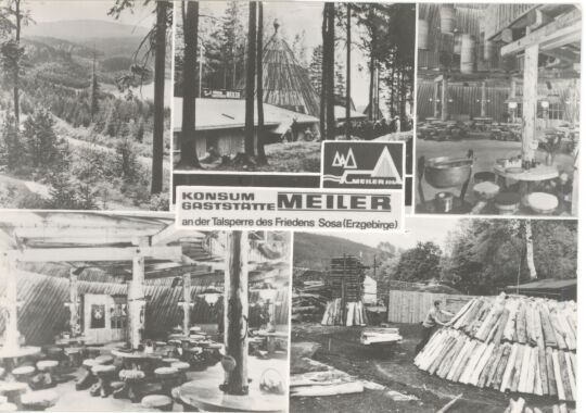 Ansichtskarte Konsum-Gaststätte Meiler