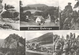 Bild: Postkarte Zittauer Gebirge