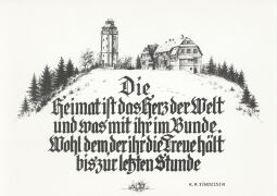 Bild: Spruchkarte Heimat