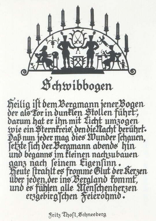 Spruchkarte "Schwibbogen"