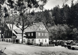Bild: Postkarte Gaststätte "Osterlamm", Waschleithe