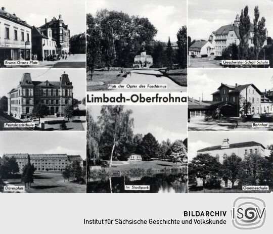 Postkarte Limbach-Oberfrohna