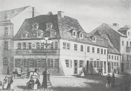 Postkarte "Geburtshaus Robert Schuhmann"