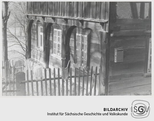 Postkarte Bauernhaus, Mühlhausen