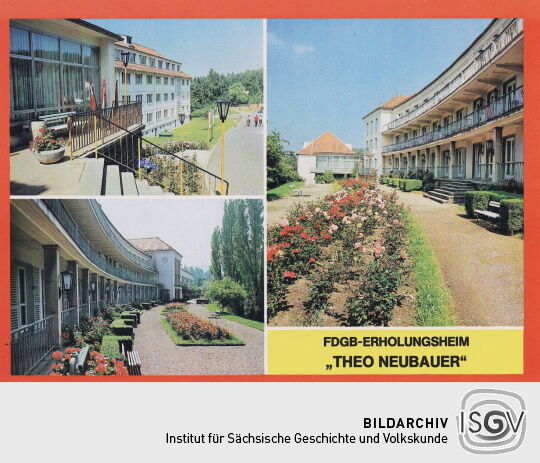 Postkarte FDGB-Erholungsheim "Theo Neubauer"