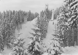 Bild: Postkarte "Erzgebirgsschanze und Jugendschanzen"