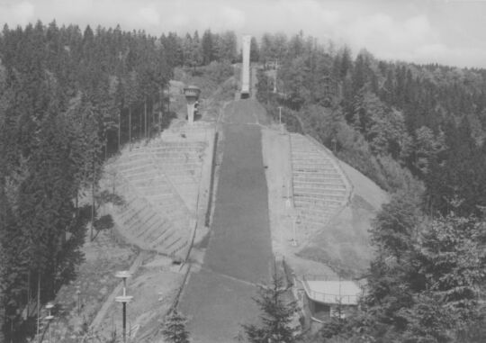 Postkarte "Große Aschberg Schanze"
