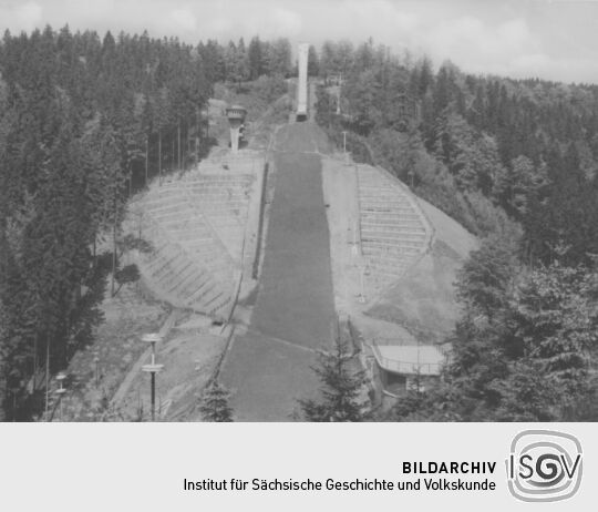 Postkarte "Große Aschberg Schanze"