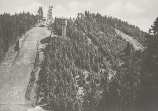 Postkarte "Schanze am Rennsteig, Oberhof"