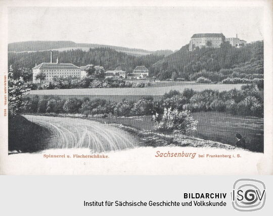 Postkarte "Sachsenburg bei Frankenberg"