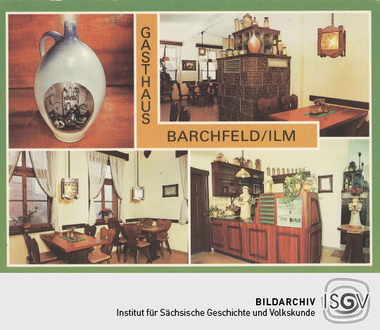 Postkarte "Gasthaus Barchfeld/Ilm"