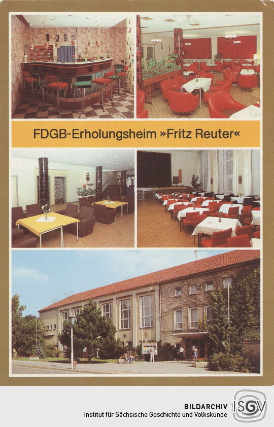Postkarte FDGB-Erholungsheim "Fritz Reuter"