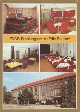 Bild: Postkarte FDGB-Erholungsheim "Fritz Reuter"