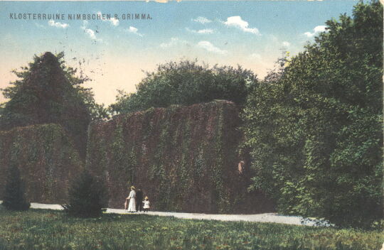 Postkarte "Klosterruine Nimbschen bei Grimma"