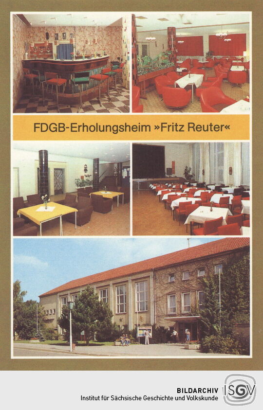 Postkarte FDGB-Erholungsheim "Fritz Reuter"