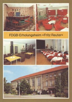 Bild: Postkarte FDGB-Erholungsheim "Fritz Reuter"