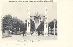 Bild: Postkarte "Oberlausitzer Gewerbe- und Industrie-Ausstellung Zittau 1902"