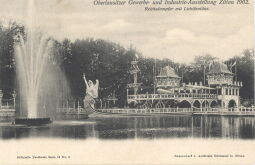 Bild: Postkarte "Oberlausitzer Gewerbe- und Industrie-Ausstellung Zittau 1902"