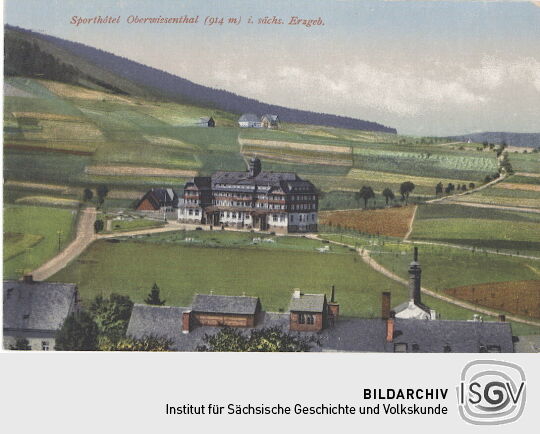 Postkarte "Sporthotel Oberwiesenthal"