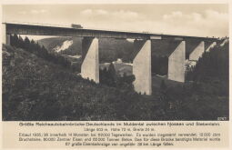 Bild: Postkarte "Größte Reichsautobahnbrücke Deutschlands"