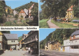 Bild: Postkarte "Sächsische Schweiz - Schmilka"