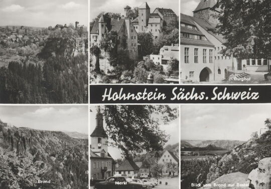 Postkarte "Hohnstein Sächs. Schweiz"