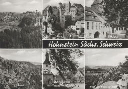 Bild: Postkarte "Hohnstein Sächs. Schweiz"
