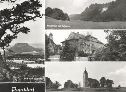 Bild: Postkarte "Papstdorf"