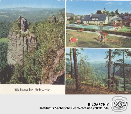Postkarte "Sächsische Schweiz"