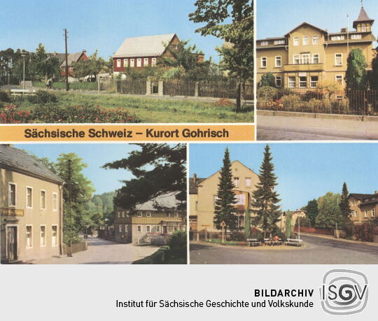 Postkarte "Sächsische Schweiz-Kurort Gohrisch"