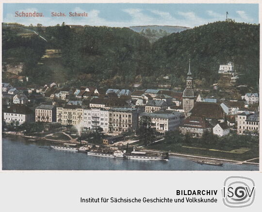 Postkarte "Schandau, Sächsische Schweiz"