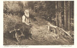 Bild: Postkarte "Kurze Rast, Bilder aus dem Erzgebirge"