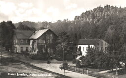 Bild: Postkarte "Hotel Gondelfahrt, Jonsdorf"