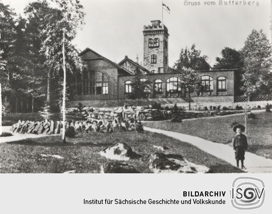 Historische Postkarte "Gruss vom Butterberg"