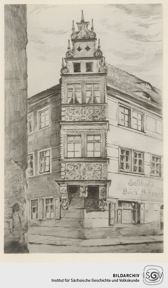 Postkarte "Teufelserker Pirna"