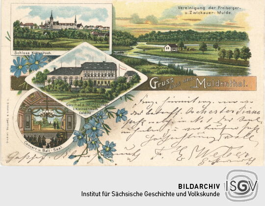 Postkarte "Gruss aus dem Muldenthal"