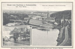 Bild: Postkarte "Gruss vom Gasthof z. Golzernmühle"