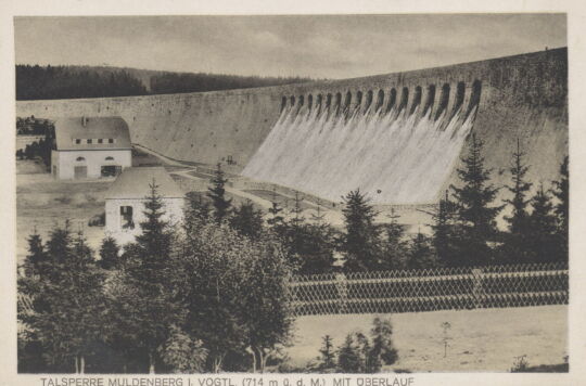 Postkarte "Talsperre Muldenberg i. Vogtl."