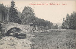 Bild: Postkarte "Schwarzwassertal bei Reitzenhain i. Erzgebirge"