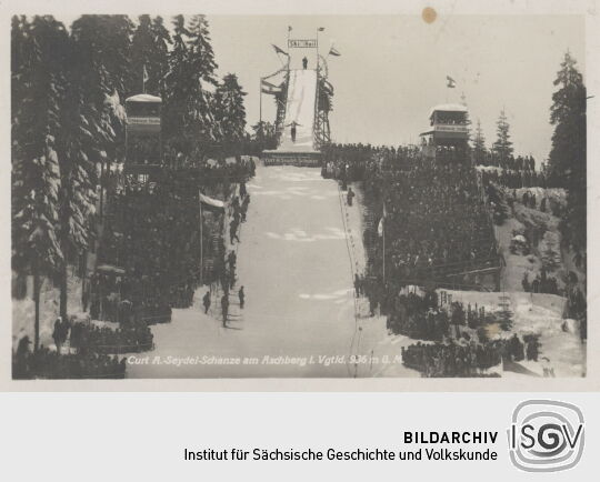 Postkarte "Curt A.-Seydel-Schanze am Aschberg"