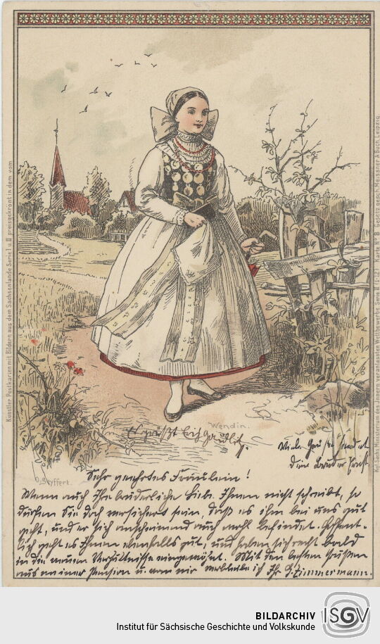 Künstler-Postkarte "Wendin"